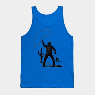 Western Era - Cowboy with Lasso 2 Tank Top